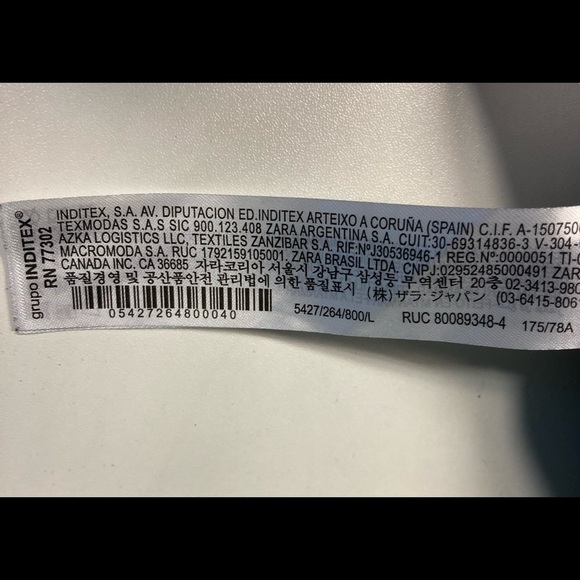 ZARA Sz L Faux Leather Pencil w/  Back Slit Skirt - Picture 6 of 6